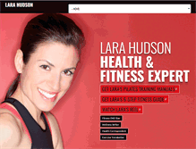 Tablet Screenshot of larahudson.com